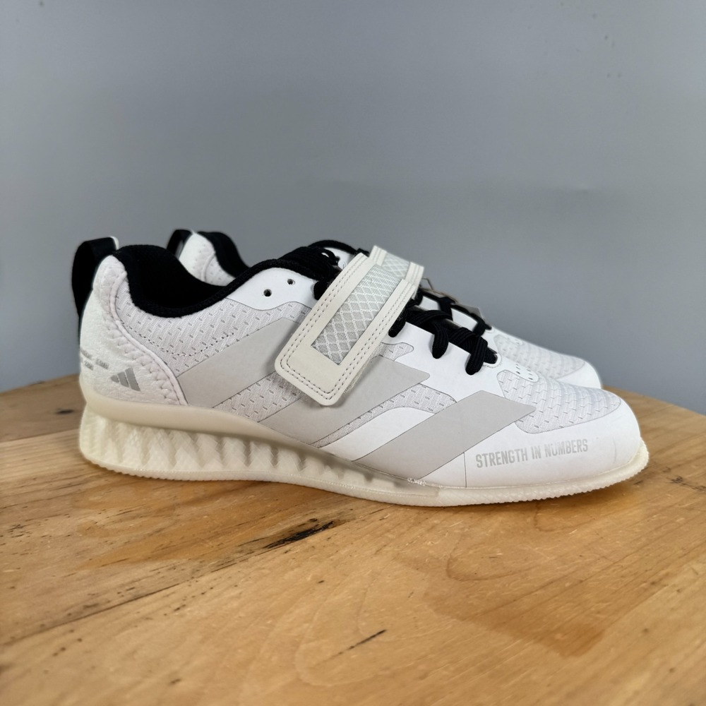 Womens 7.5 / Mens 6.5 - Adidas Adipower Weightlifting 3 Shoes Gym Workout Cream
